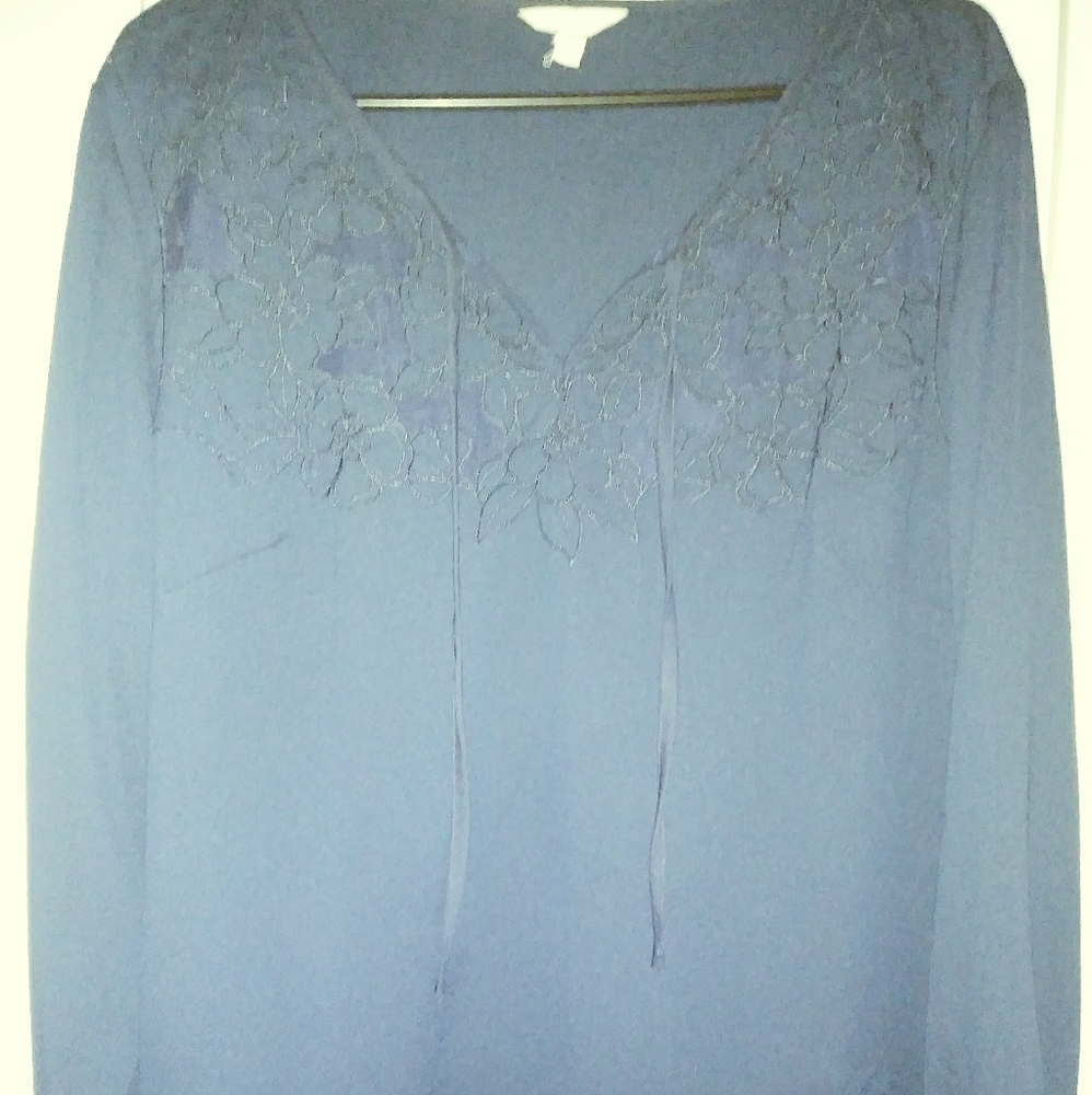 ADiva XL Navy Womans Blouse